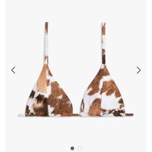We Wore What Cowhide swim suit set